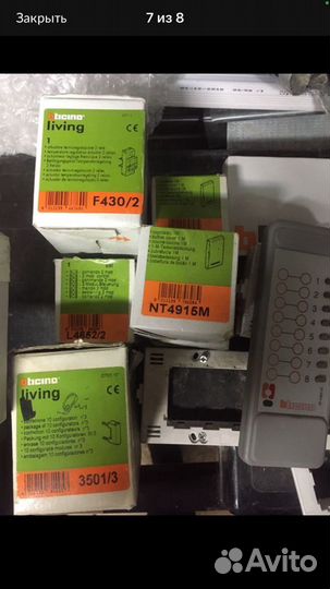 Bticino MY Home F441.Коммутационный аудио/видео уз