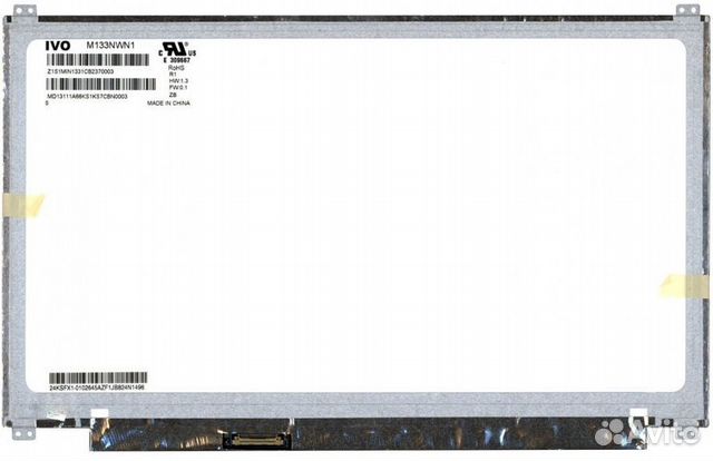 Матрица для ноутбука 13.3 1366x768 30pin eDp Slim