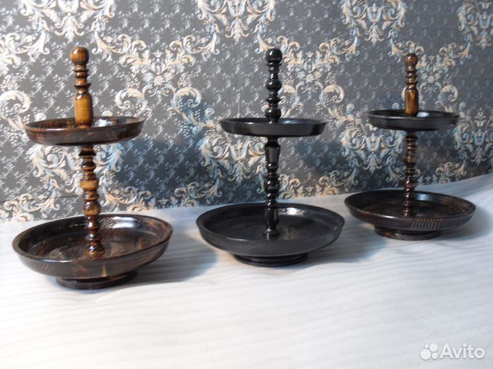 Этажерка под старину винтаж ретро посуда дерево