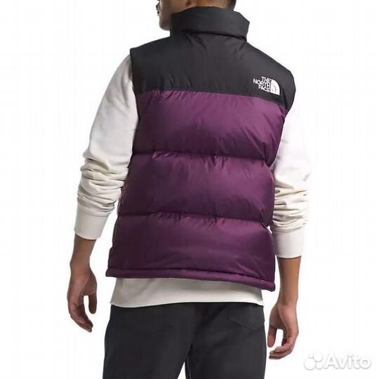 THE north face Vest Men Blackcurrant Purple (2XL)(86)