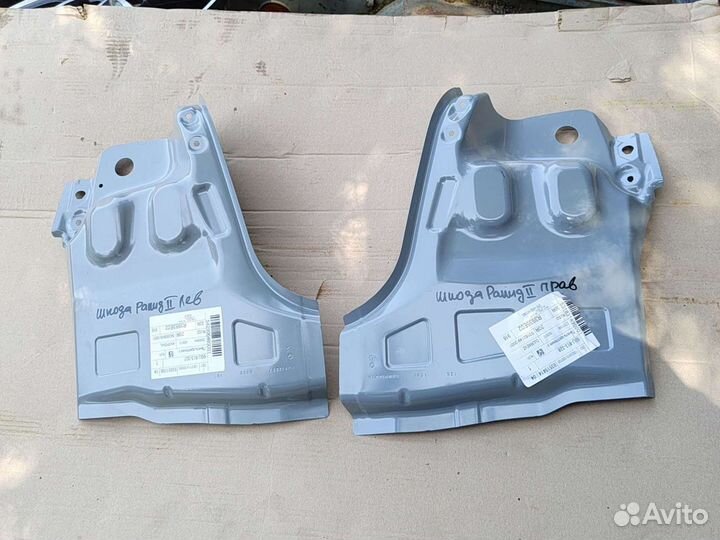 Панель крепления заднего фонаря Skoda Rapid 2