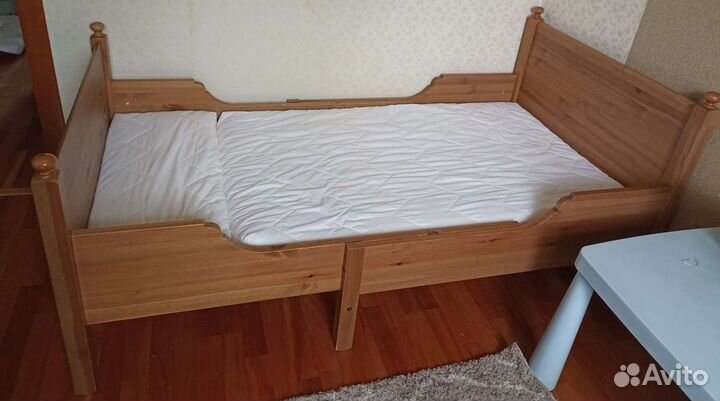 Детская кровать IKEA Лексвик