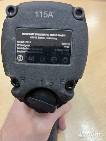 Пневмогайковерт ударный rodcraft RC2315 3/4