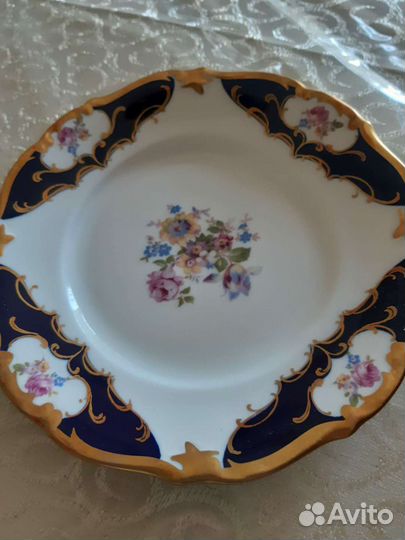 Чайный сервиз кобальт гдр cobalt торг