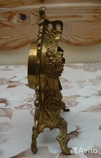 Каминные часы,латунный корпус