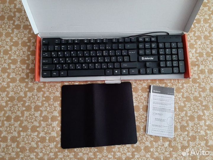 Механическая клавиатура Defender+коврик в подарок