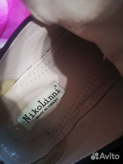 Кроссовки кожаные Турция