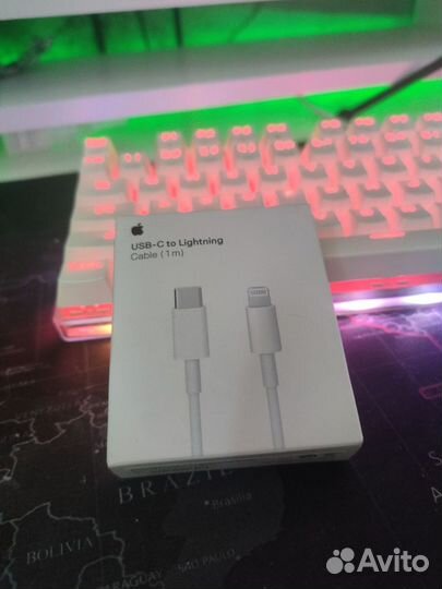 Кабель USB-C to lightning apple