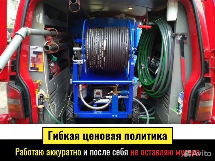 Чистка от засоров канализации срочный выезд