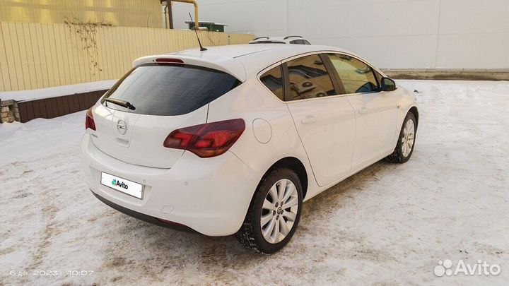 Opel Astra 1.6 AT, 2010, 129 000 км