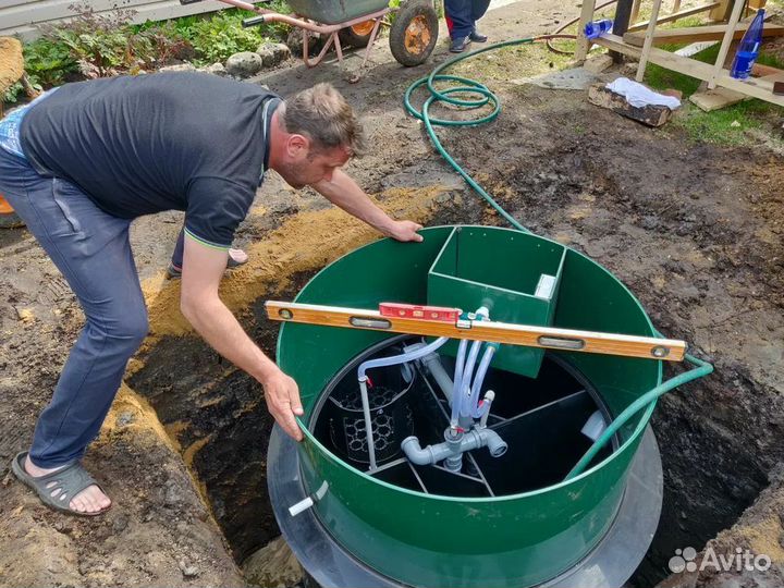 Септик евролос под ключ, септик под ключ. Евролос