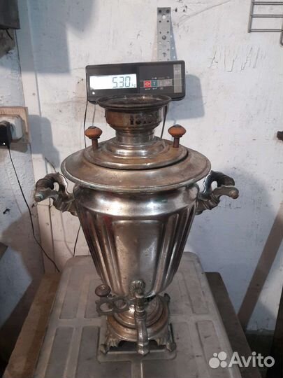 Самовар на дровах.кольчугино.47 см высота