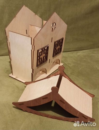 Домик чайный деревянный для творчества