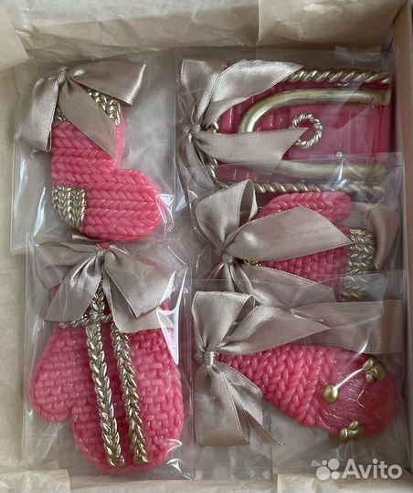 Елочные игрушки из эпоксидной смолы