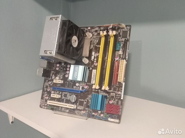 Комплект 775 Asus P5Q-VM + Xeon E5450