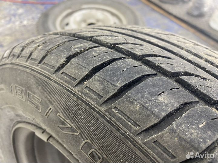 Колеса летние на штампах р14 с рено логан