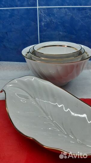 Наборы столовые, салатники Дулево