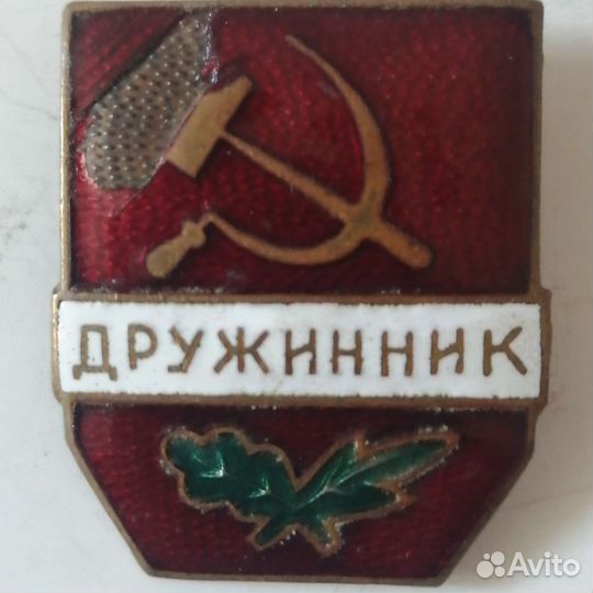 Значок дружинник