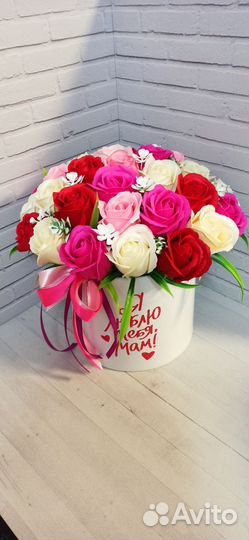 Мыльные розы букеты