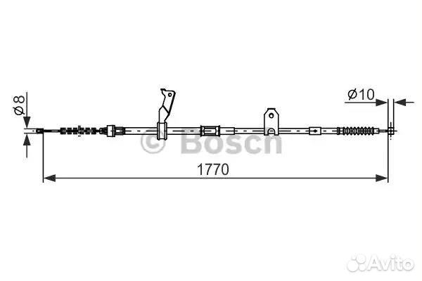 Трос стояночного тормоза