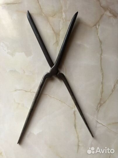 Довоенные антикварные щипцы для волос 1930-1940 г