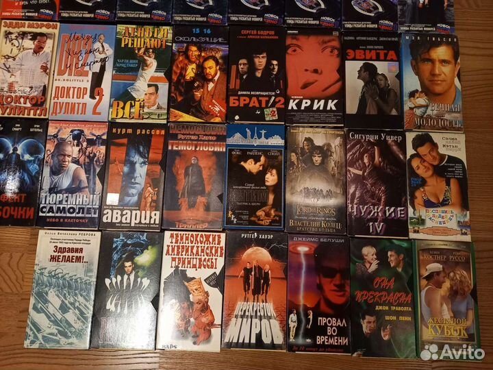 Видеокассеты с фильмами и просто для записи 31 шт