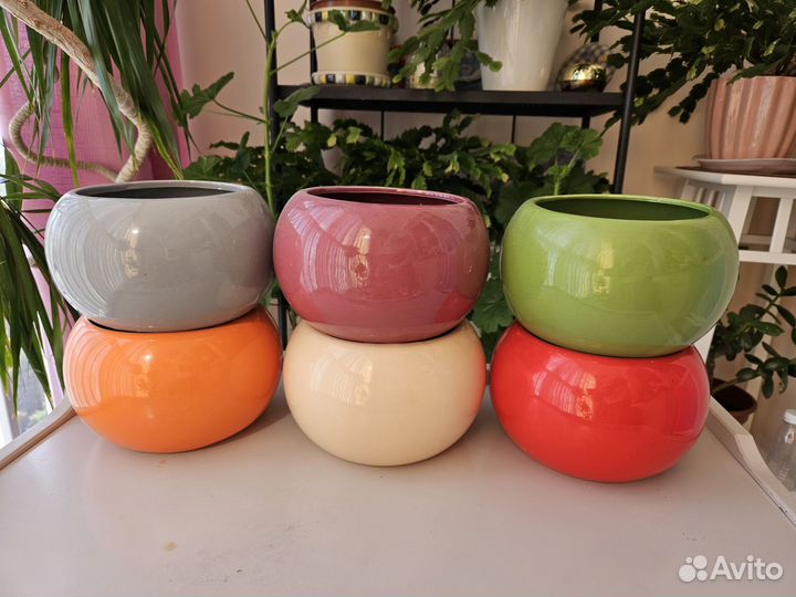 Керамические горшки