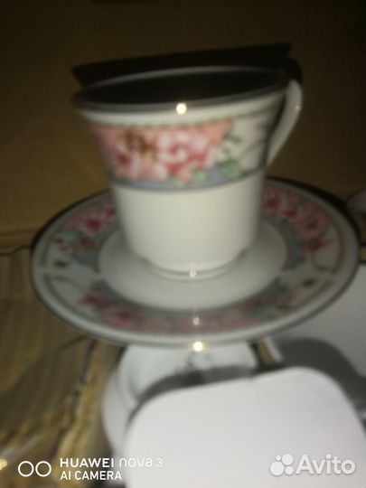 Набор 6кофейных чашек с блюдцеми