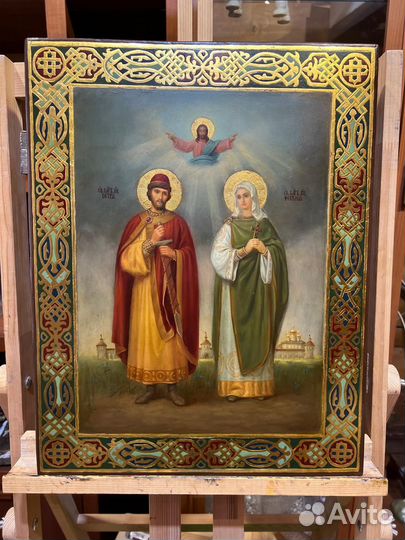 Икона Петр и Феврония