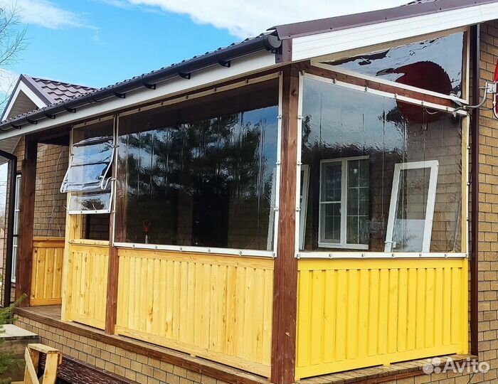 Мягкие окна для беседок террас и веранд