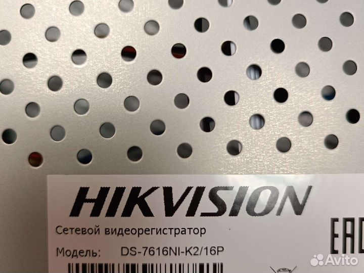 IP видеорегистратор Hikvision DS-7616NI-K2/16p