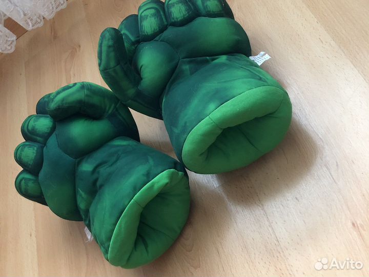 Классные перчатки Халк