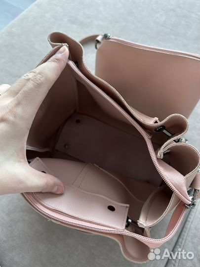 Сумка женская через плечо 2 в 1