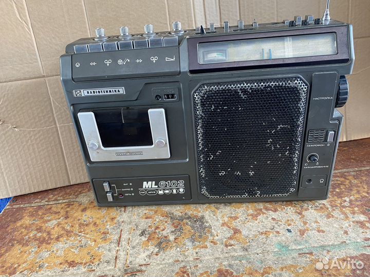 Магнитофон radiotehnika ML6102