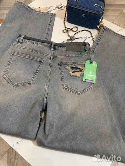 Джинсы багги