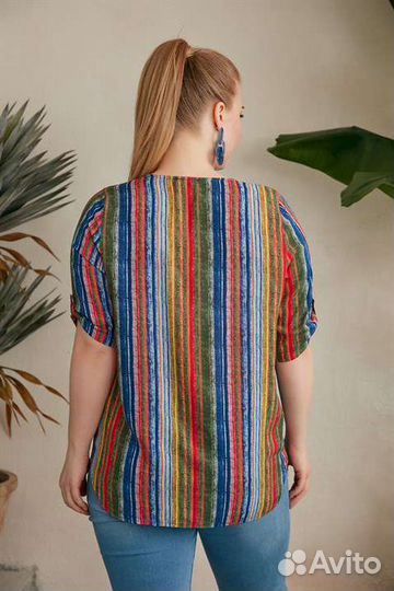 Рубашка блузка большие размеры, Турция