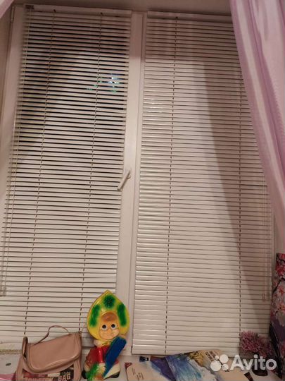Жалюзи горизонтальные алюминиевые 2 шт