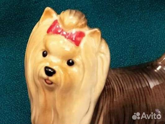 Собака фарфор Статуэтка