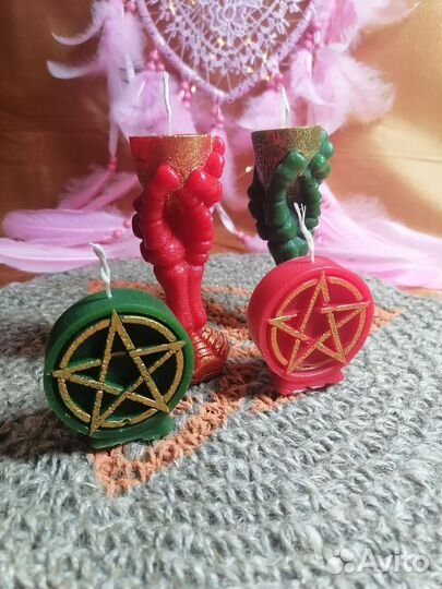 Свечи магические алтарные интерьерные