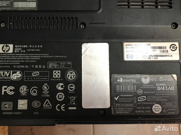 Ноутбук 2ядра, 512мб, 80HDD