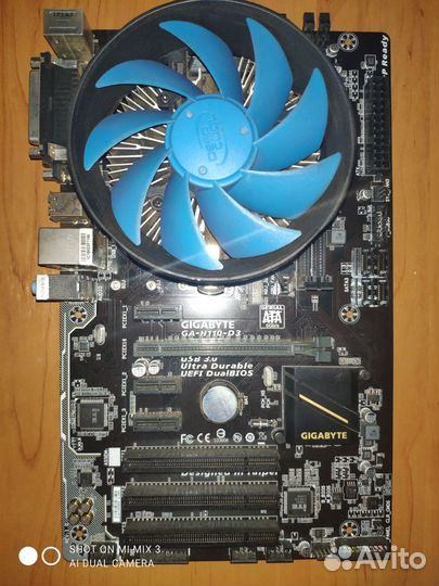 Intel core i5 7400 + ga-h110-d3 + gamma archer