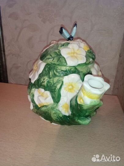 Заварочный дек чайник фарфор на 2,5 литра. Европа