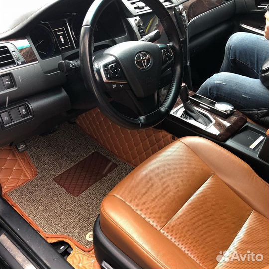 Toyota Camry 50 / 55 3Д 3D Ковер из экокожи M7MB9