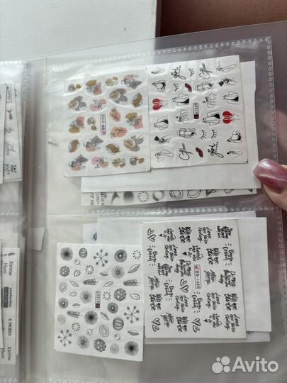 Наклейки, слайдеры для ногтей