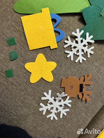 Елочка из фетра