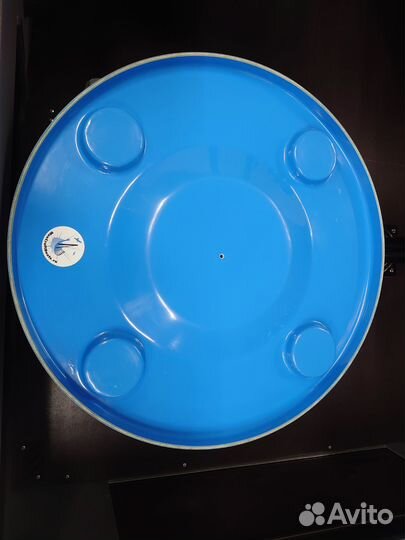 Столик круглый синий для катера