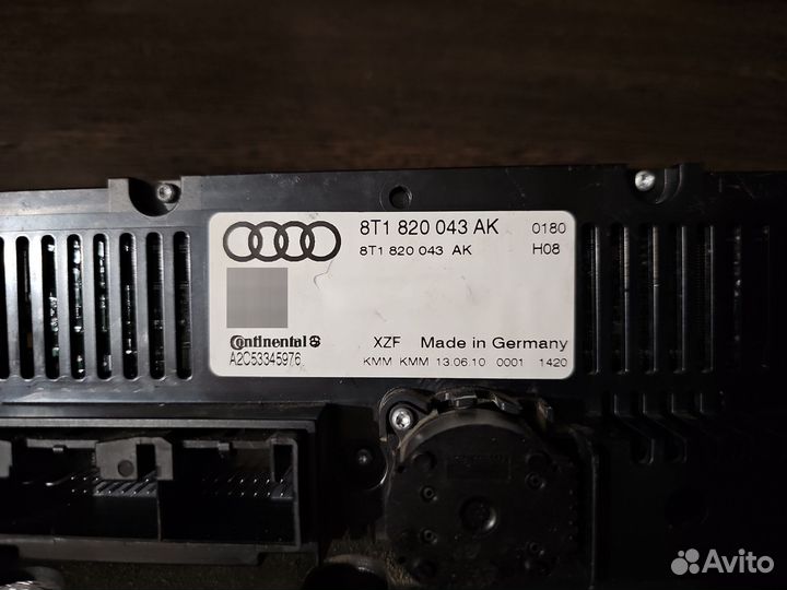 Блок управления климатом Audi