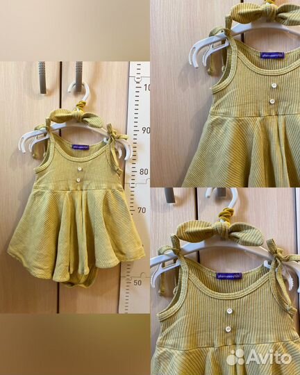 Пакет летних вещей для девочки 74р
