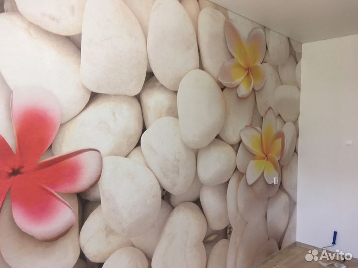 Поклейка обоев, шпаклевка, покраска