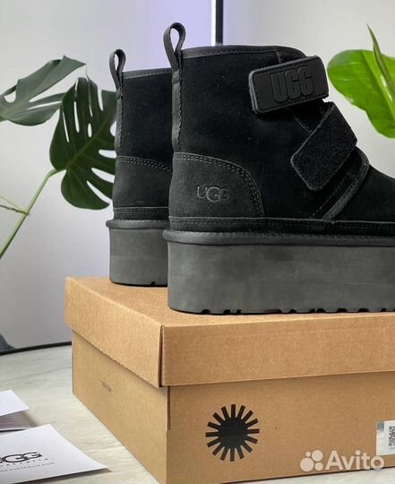 Ugg Neumel Platform Buckle Black